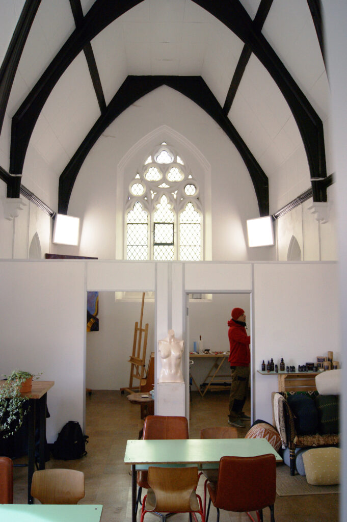 Image of the Amanartis studio and event space to hire. Amanartis Creative Studio and Coworking Community Hub by Amma Gyan in Watford