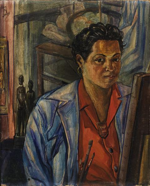 Lois Mailou Jones self portrait