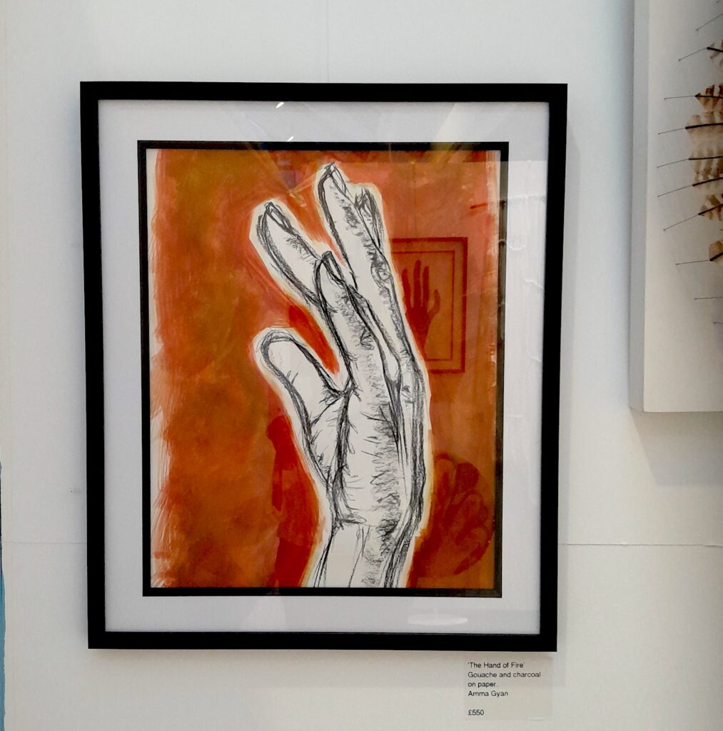 Hand sketch by Amma Gyan at the House of Amma by Amma Gyan founder of the House of Amma and Amanartis