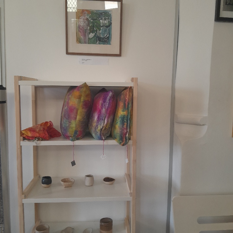 Amanartis at the Chapel by Amma Gyan Founder of Amanartis Gallery and House of Amma - The Art of Living ceramics and cushions