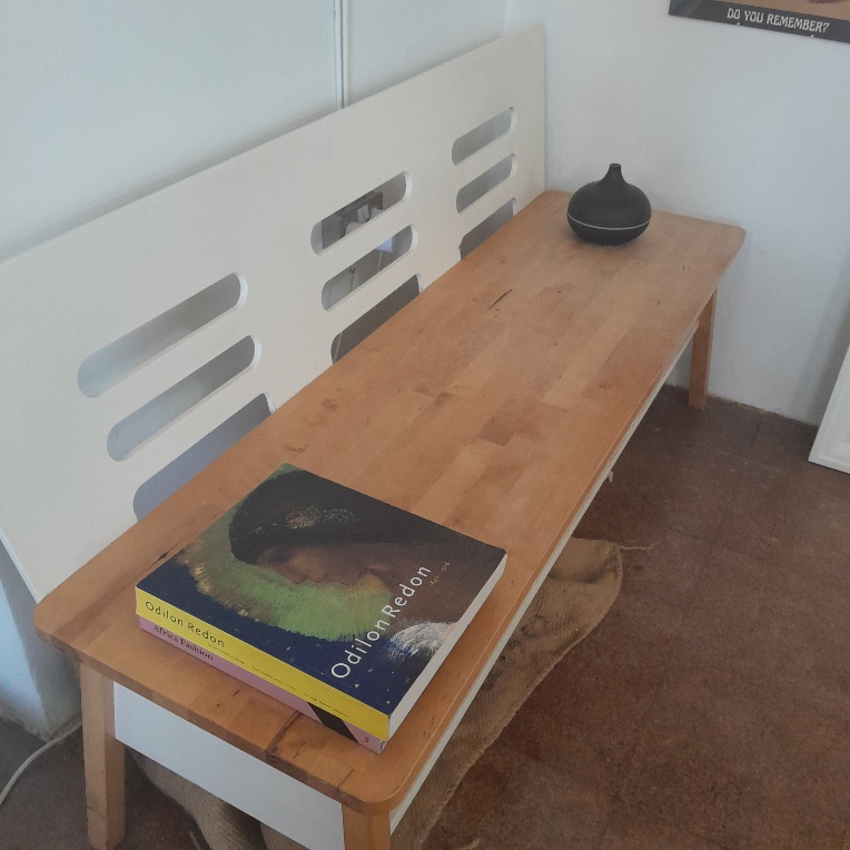 Amanartis at the Chapel by Amma Gyan Founder of Amanartis Gallery and House of Amma - The Art of Living Sit read draw