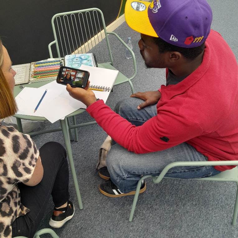 Gather 2 Harlequin by Amma Gyan Founder fo Amanartis Gallery and House of Amma - The Art of Living 2