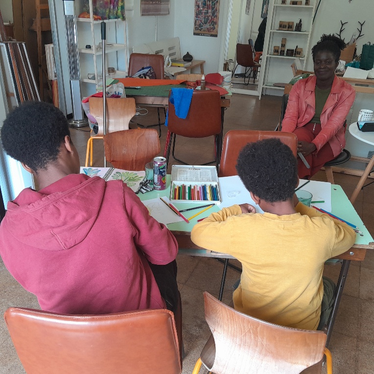 Gather 2 Harlequin by Amma Gyan Founder fo Amanartis Gallery and House of Amma - The Art of Living 4