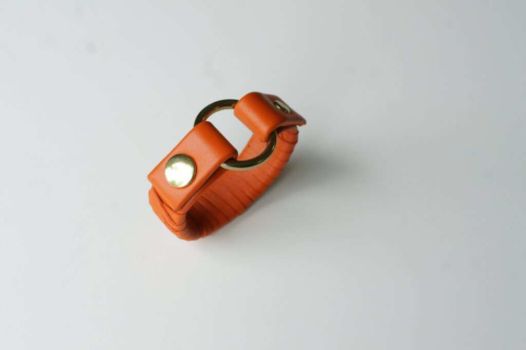 Reign designer handmade leather bracelet by Amma Gyan of House of Amma, Amanartis and Amma Gyan Art