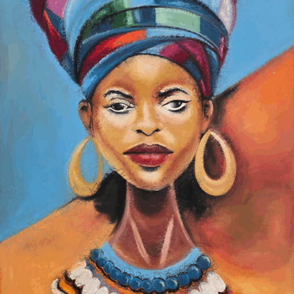 African Women portrait from Andy at Amanartis Gallery at House of Amma 1 copy