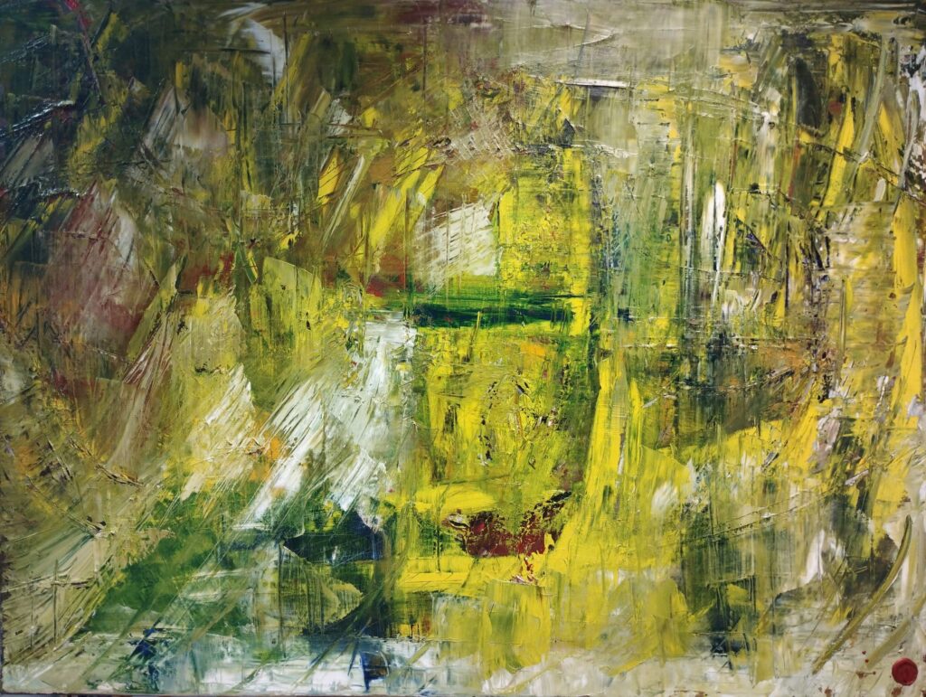 Green and yellow abstract