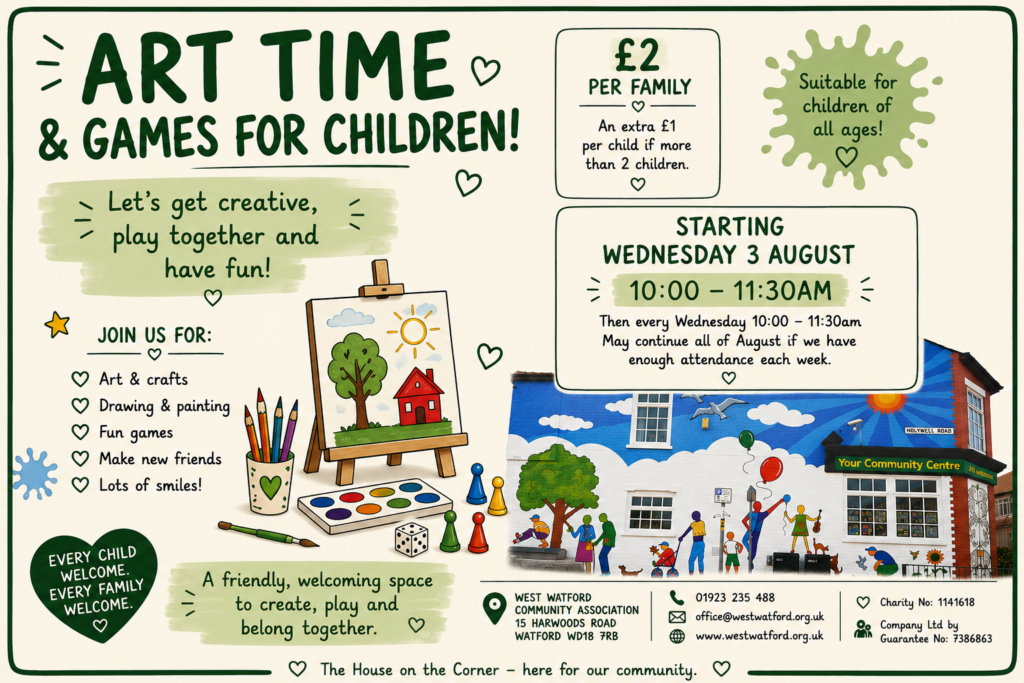 Art and Games for Children A4_August 2026 postcard