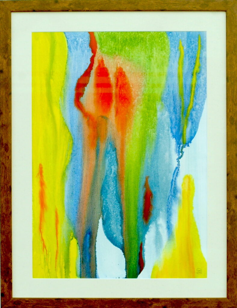 Water Colour painting by Glenda Wood from Amanartis Studios Watford by Founder Amma Gyan of house of amma the art of living