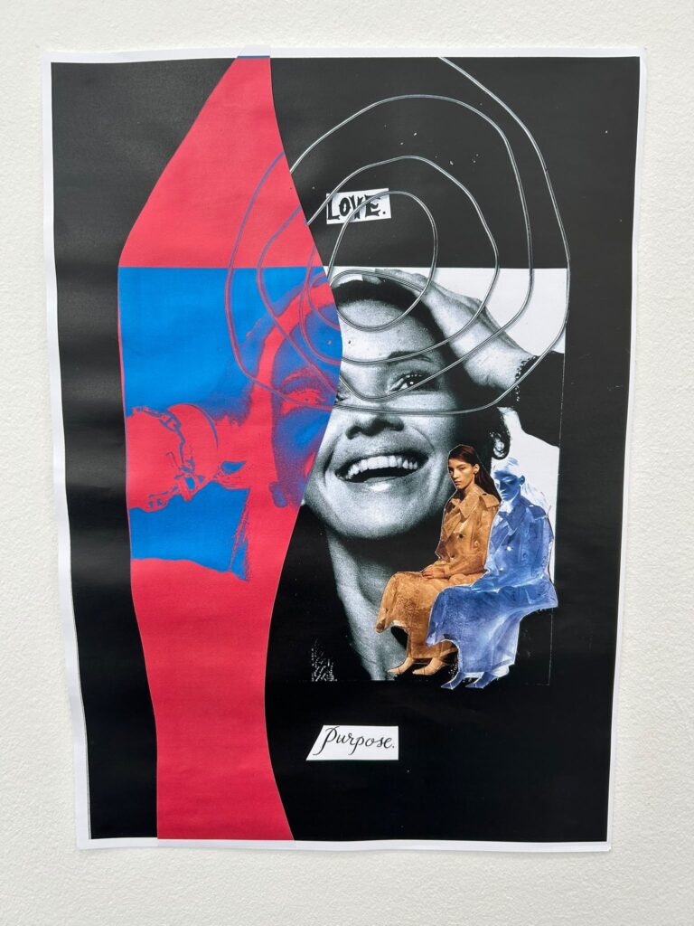 Cut outs by Glenda Wood at Amanartis Studio and Gallery Red Joy