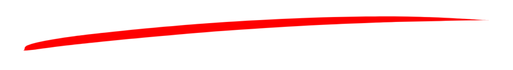Thin red line brush stroke for Glenda